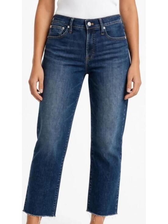 J. Crew Denim - J. Crew Classic Straight Medium Wash Cotton Denim Jean - Women's 32